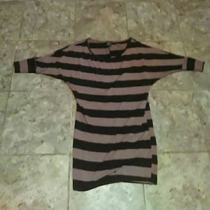 Dress, worn with tights or long sweater